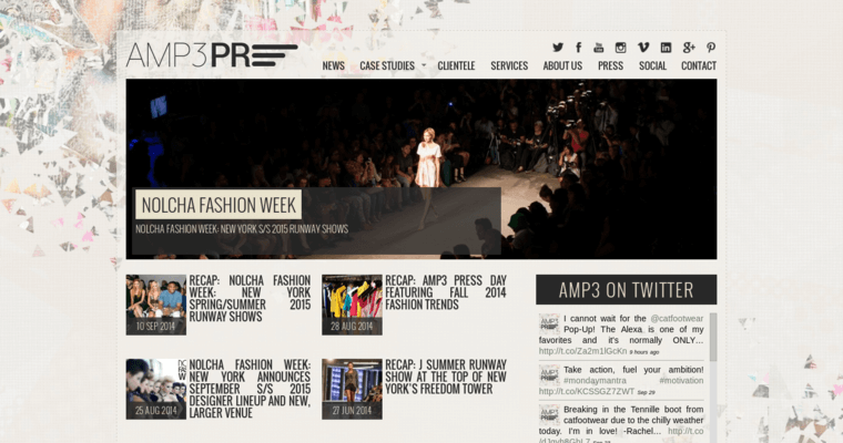 Home page of #9 Top Fashion Public Relations Agency: AMP3